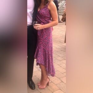 Parker Floral High Low Dress excellent condition!